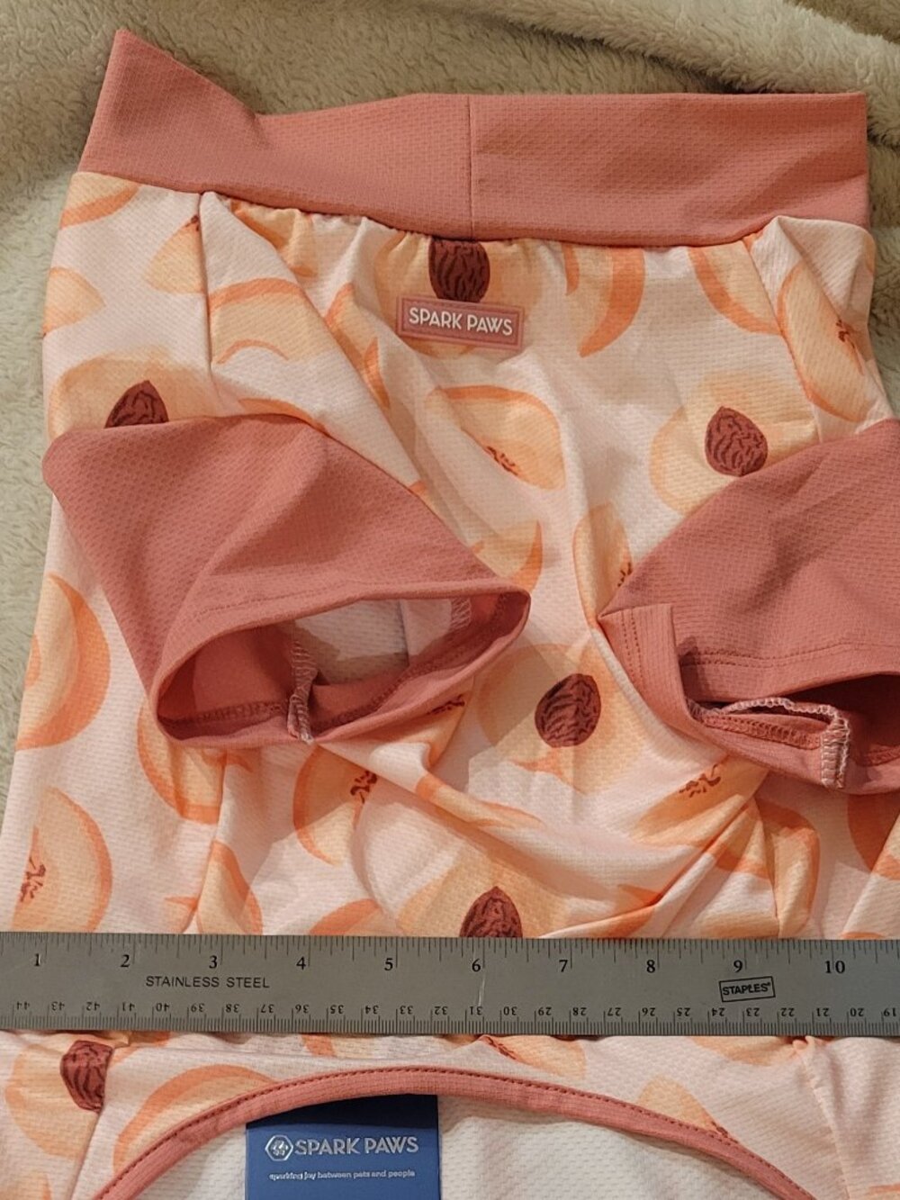 (NWT) Spark Paws - Sunblock Shirt - Peaches (Size 2XL) - Picture 5 of 6